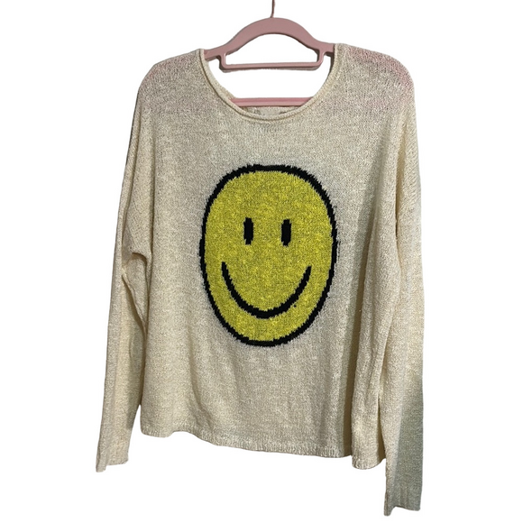 Altar’d State Smiley Face 😊 Sweater - Picture 1 of 4